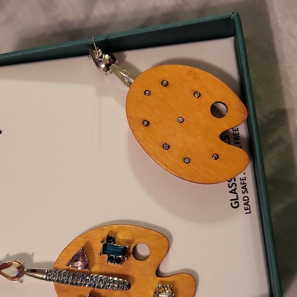 Paint Palette 🎨 gem detail wooden BNIB - Picture 4 of 6